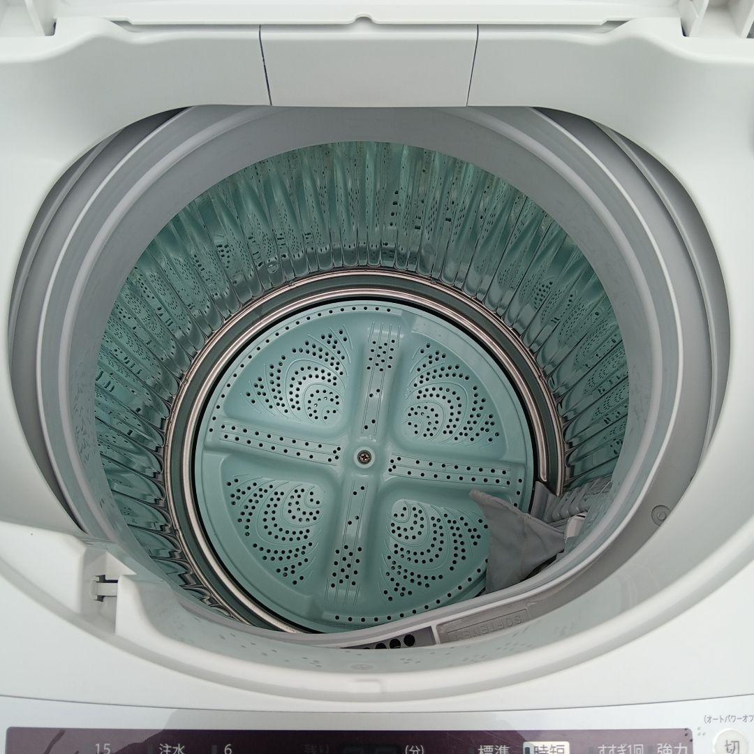 保証書付 SHRARP 全自動洗濯機 ES-GE60P-P 2014年製 SHARP