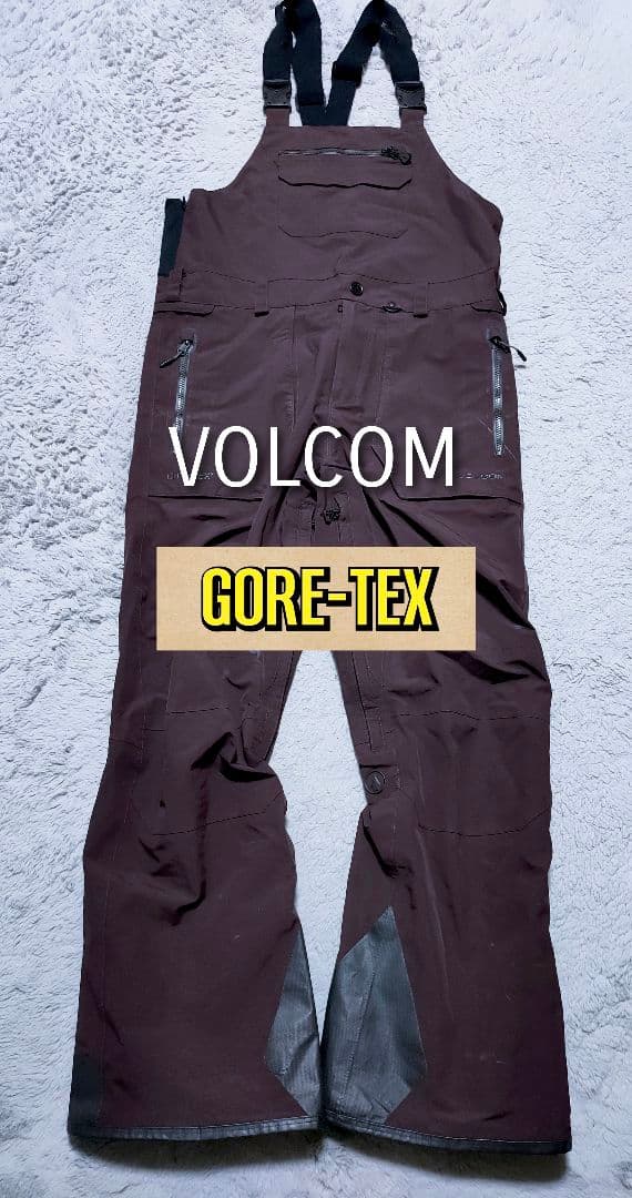 【VOLCOM ボルコム】ビブパンツ スノーボードウェアパンツ ゴアテックス VOLCOM（ボルコム） 23-24 VOLCOM/ボルコム 3L GORE-TEX BIB