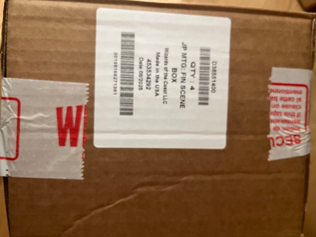 MTG 未開封　日本語版　FF シーン・ボックス　4種入り　１カートン 旧サイト】ホビーステーション「マジック：ザ・ギャザリング FINAL