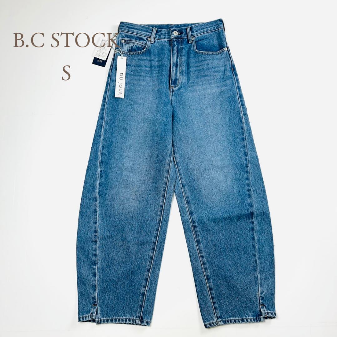 タグ付き B.C STOCK DU JOUR デニム バレルレッグ カーブ S