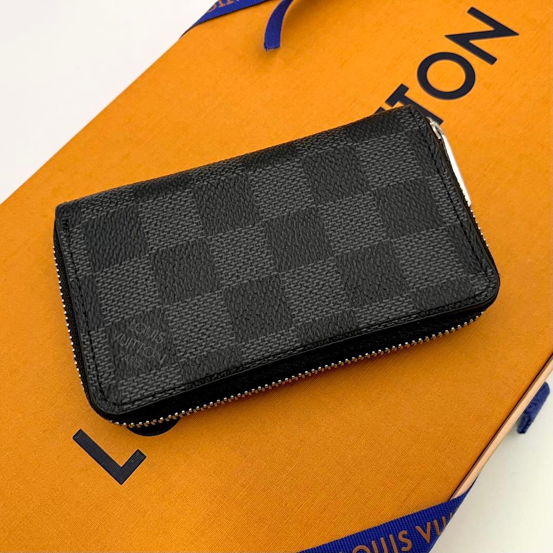 ✨極美品✨ルイヴィトン ジッピー パース ダミエグラフィット 黒