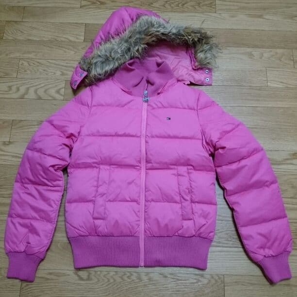 トミーガール 新品同様 ピンクダウンジャケット