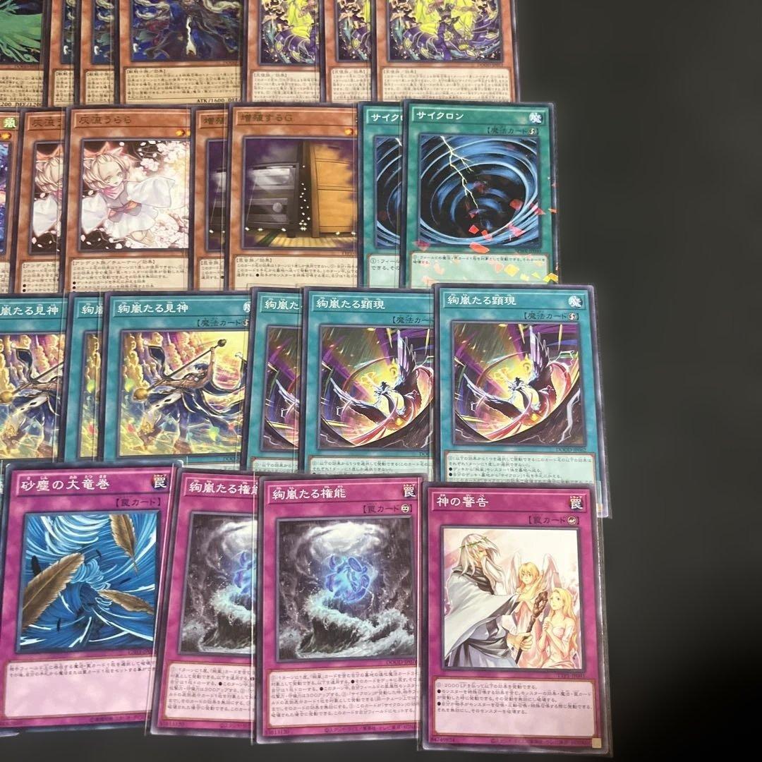 遊戯王 絢嵐デッキ EXデッキ付き サイクロン - メルカリ