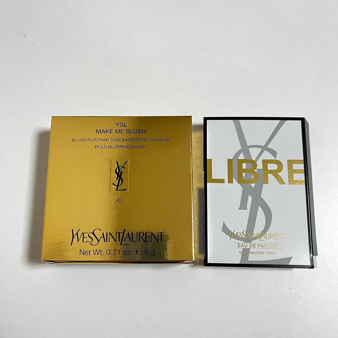 新品　メイクミーブラッシュパウダー　42 おまけ付き 2025春新作「YSL メイクミーブラッシュ パウダー 42」で透明感アップ