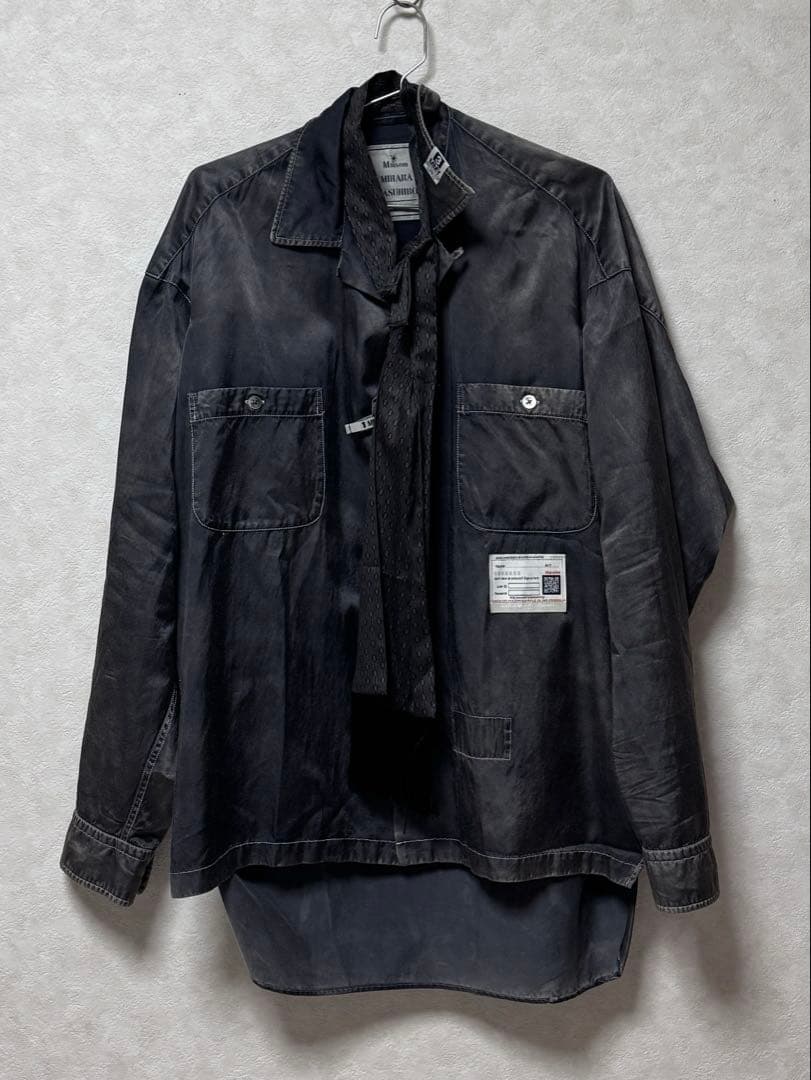 メゾン ミハラヤスヒロ24ss タイグラデーションシャツ Maison MIHARA YASUHIRO｜タイグラデーションシャツ