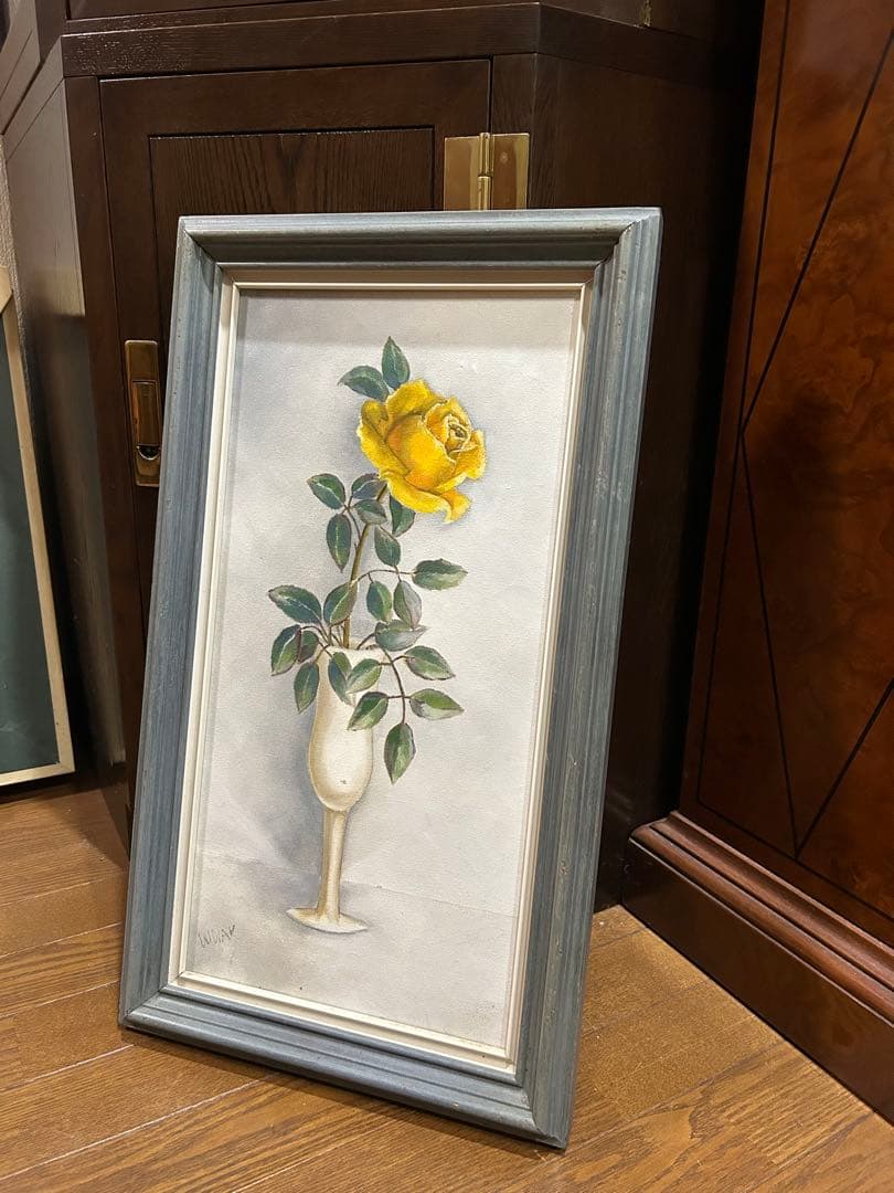 外国作者　油絵　薔薇　フラワー 外国作者 油絵 薔薇 フラワー 外国作者 油絵 薔薇 フラワー 外国作者