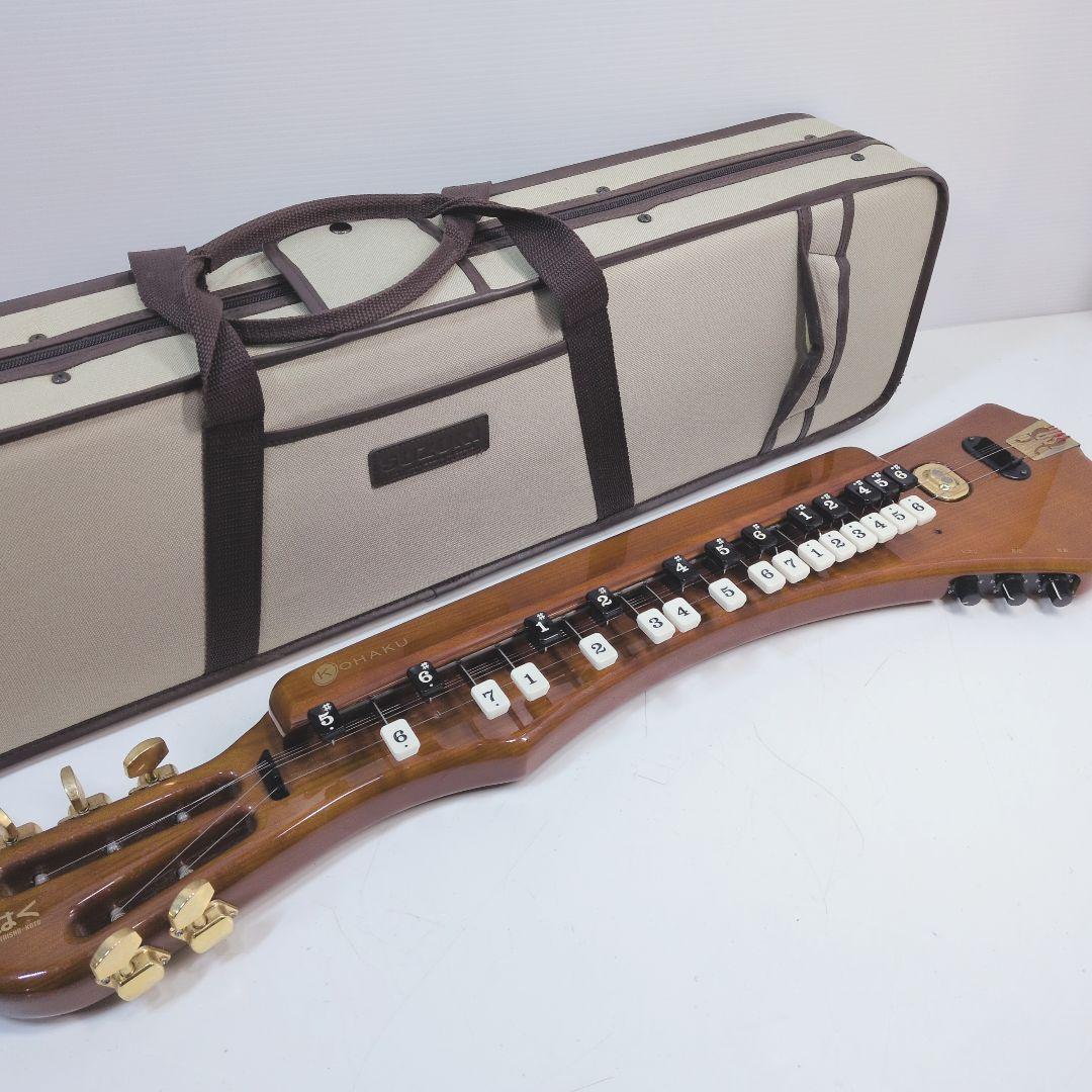 P586 SUZUKI スズキ 電気大正琴 こはく CHK-1 ハードケース付