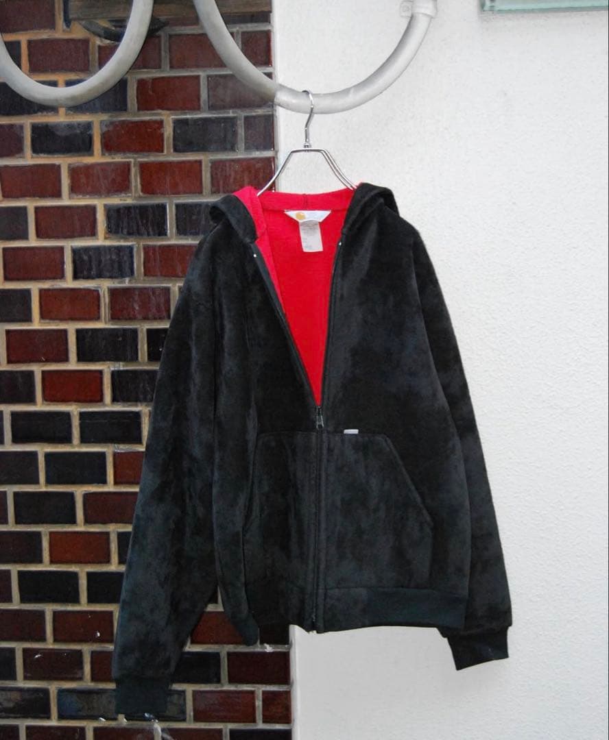 トップス 90s carhartt active fleece zipup