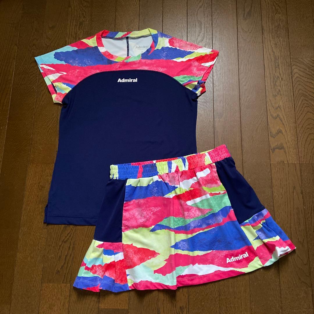アドミラル テニス　セットアップ 本日はテニスコーデ🎾 Admiralさんのウェアを着用させていただきました