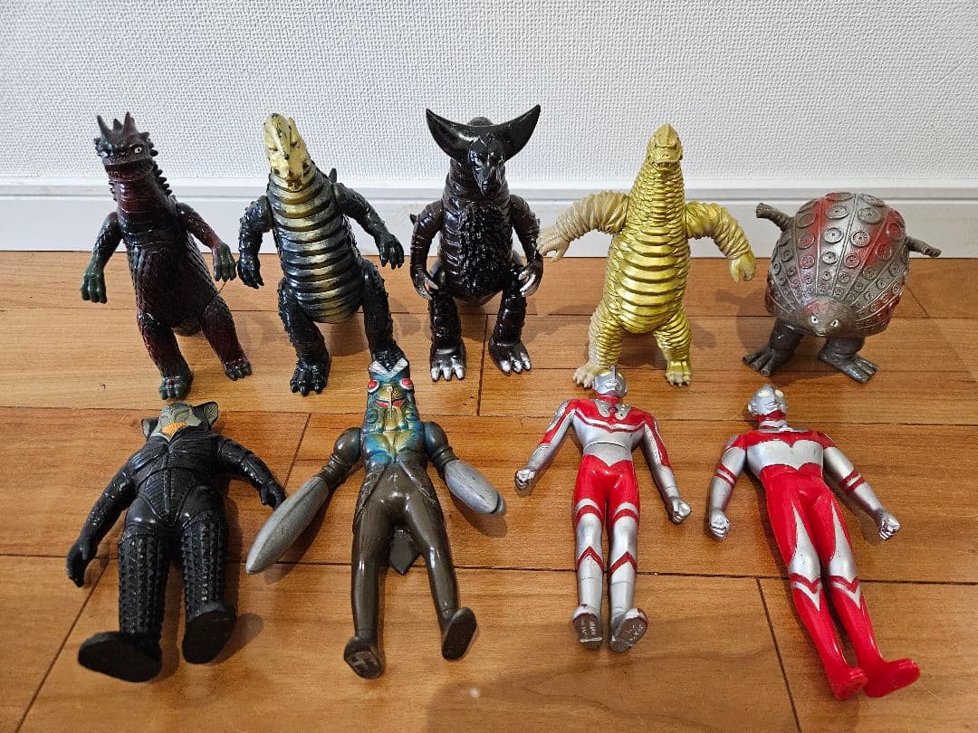 ウルトラマン ソフビ 怪獣 まとめ バンダイ 年代物 円谷 昭和レトロ 当時物