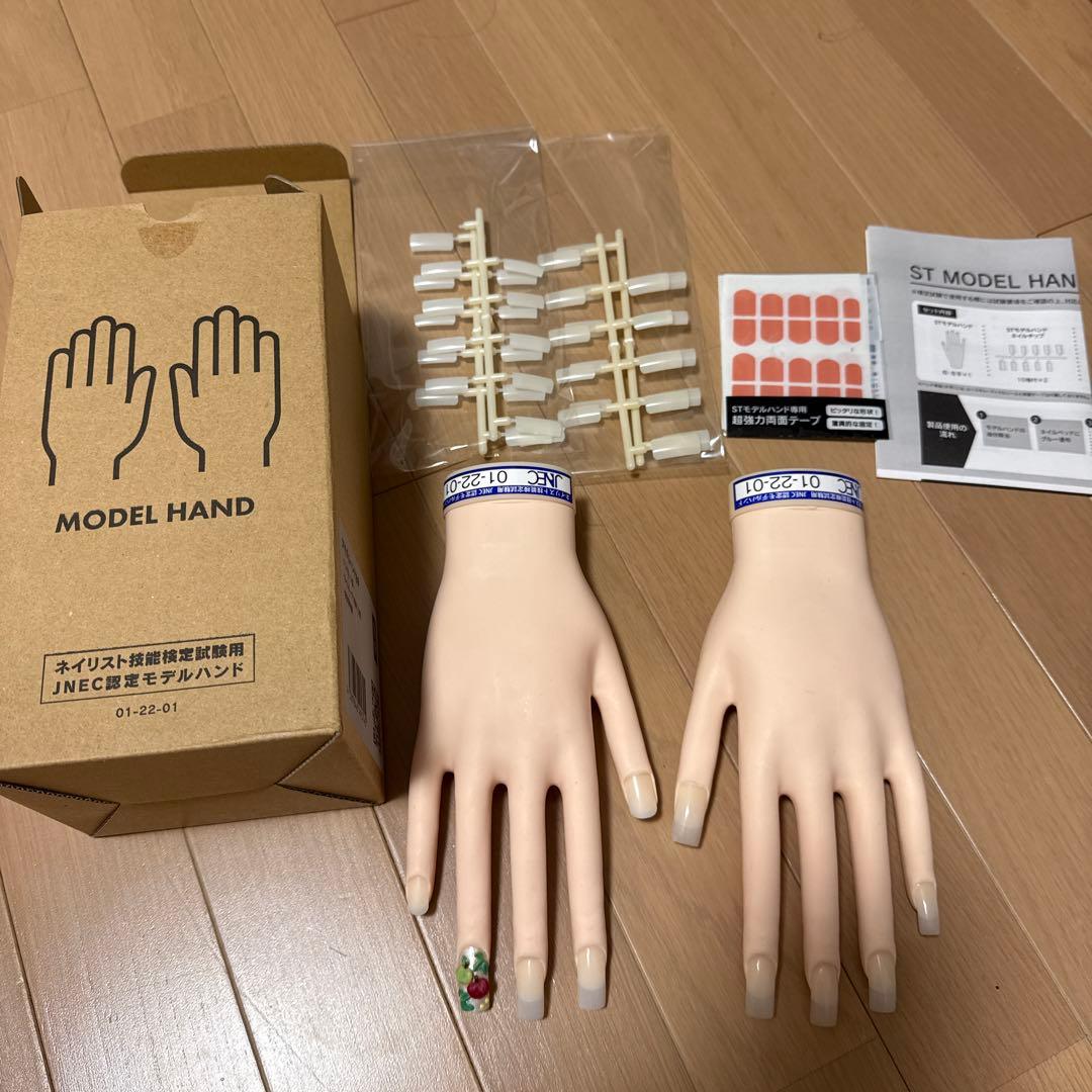 ネイリスト技能検定試験用　JNEC認定モデルハンド　本番用 STモデルハンド セット（JNEC 第1期認定モデルハンド）の卸・通販
