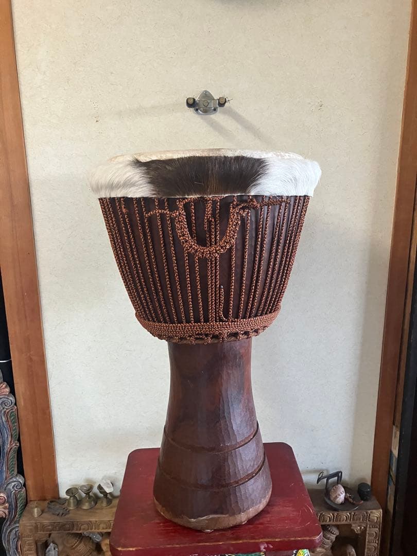 コートジボワール　ジェンベ 34 Côte d'Ivoire Djembe