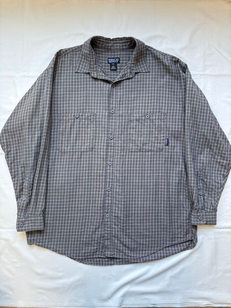 トップス 90s patagonia check shirt (L) Portugal