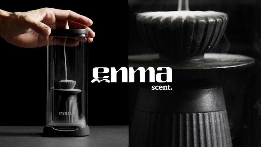 enma お香 ギフトボックス入り 煙が落ちる】新感覚のお香体験｜摩訶不思議なお香たて「煙摩 -enma