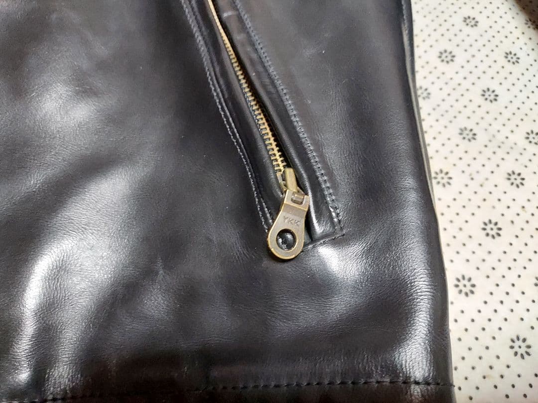 岩城滉一ブランド K's Game 馬革シングルライダース ブラック ※超希少