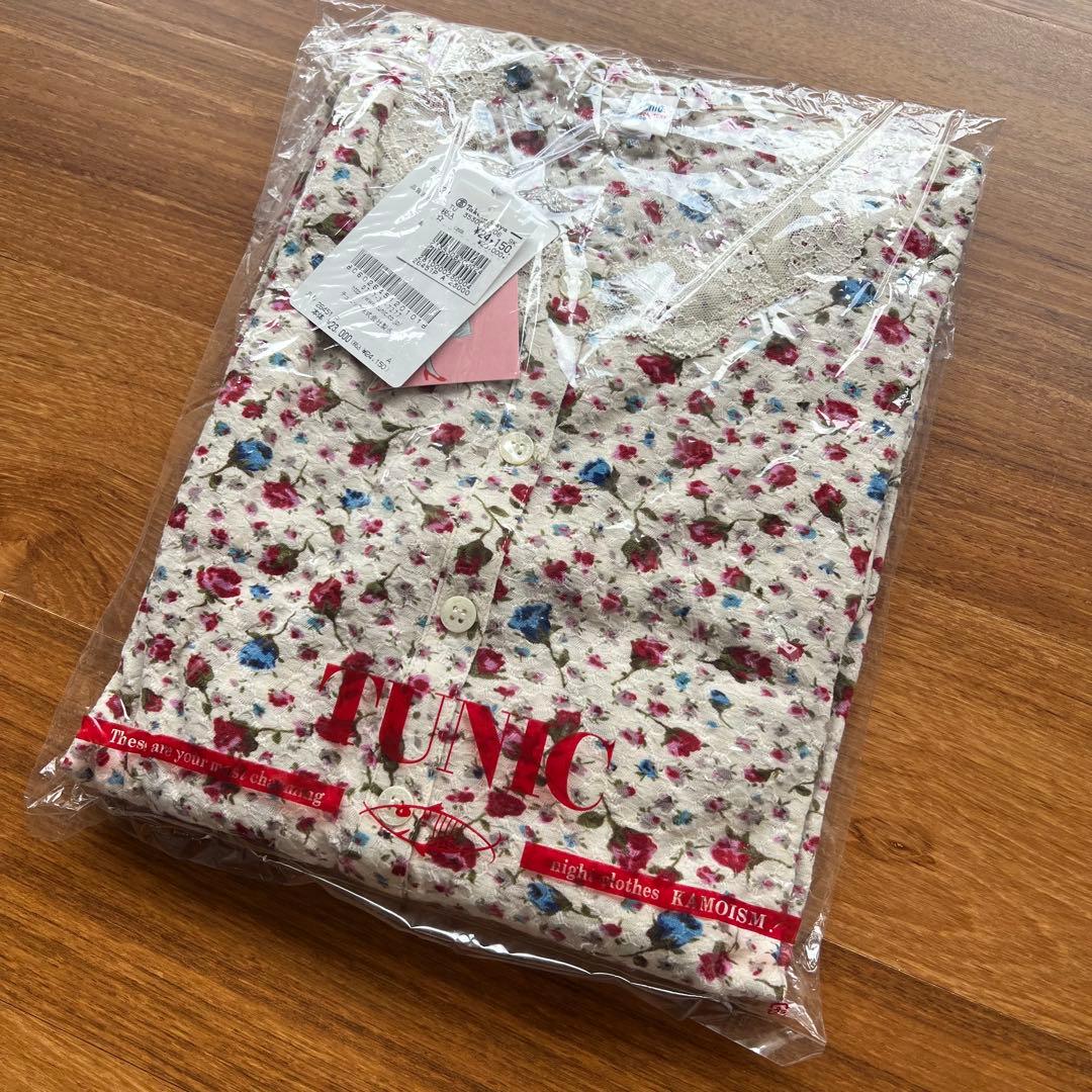 未使用タグ付きTUNIC七分袖パジャマ