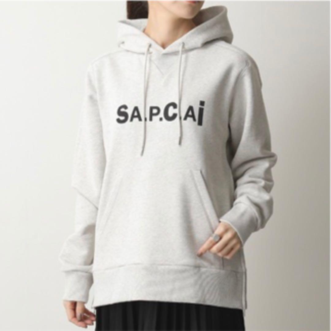 新品 sacai サカイ A.P.C. コラボ プルオーバー パーカー - メルカリ