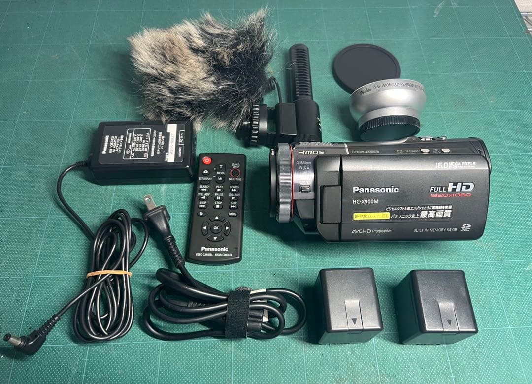 Panasonic HC-Ｘ900M ビデオカメラ+付属品