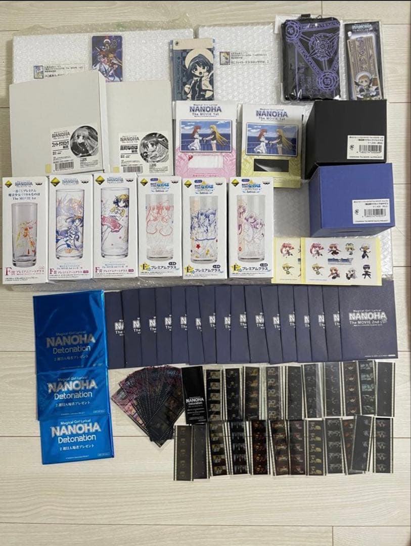 魔法少女リリカルなのは 複製原画 フィルム リボン 色紙 コップ マグカップ 皿