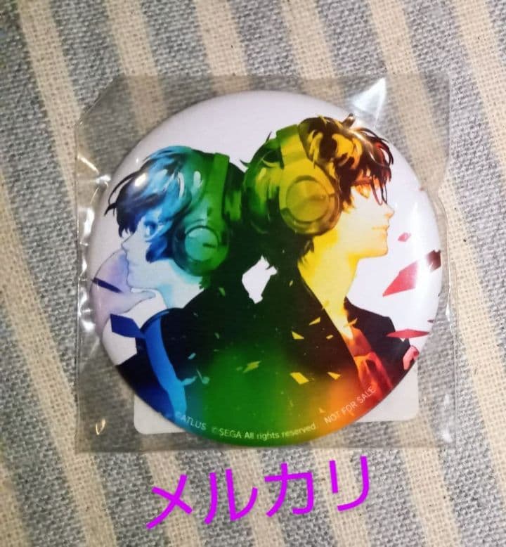 ペルソナ3 ペルソナ5 ダンシング サウンドトラック 特典 缶バッジ 主人公