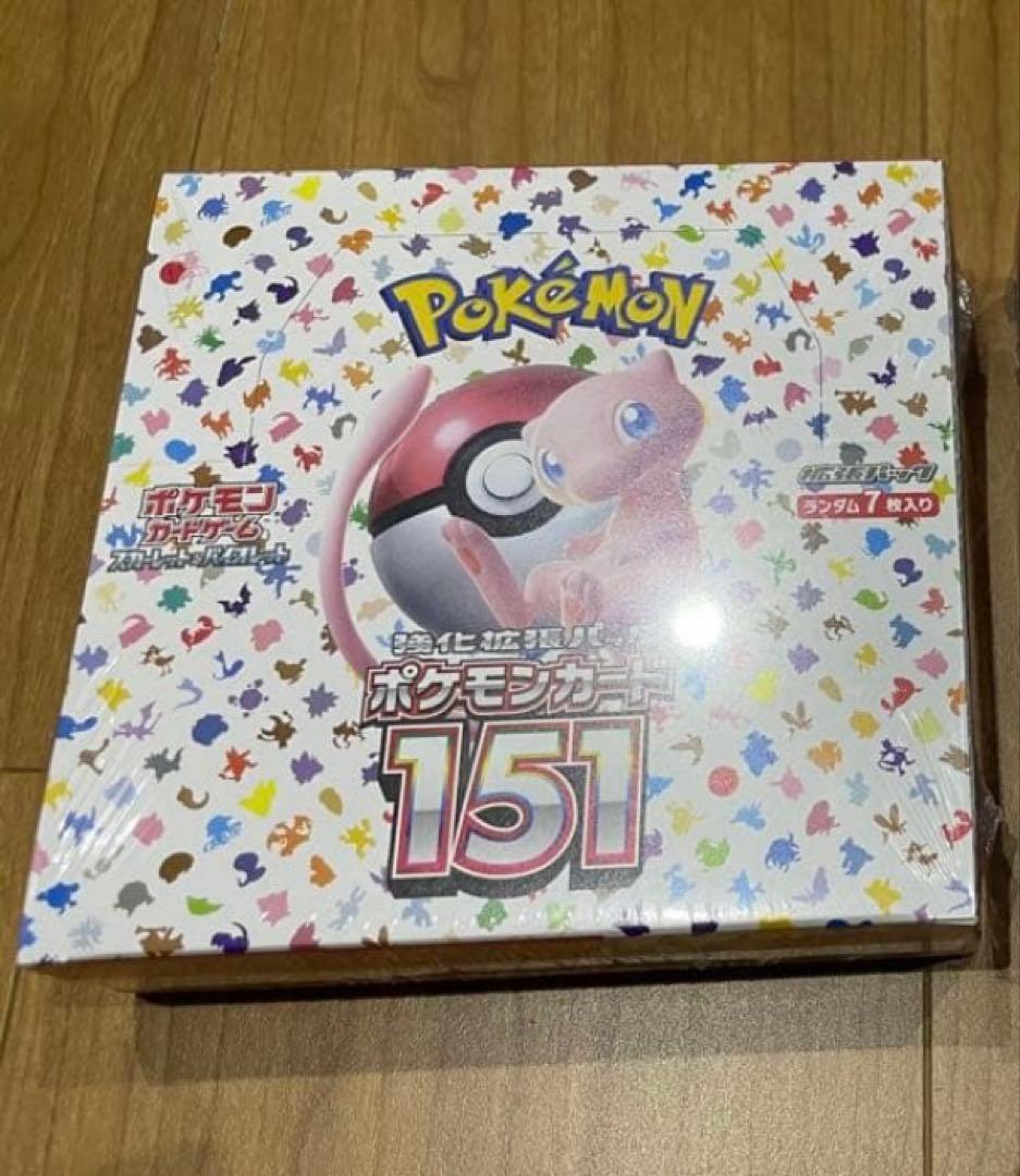 ポケモンカード　151 ボックス　シュリンク付き