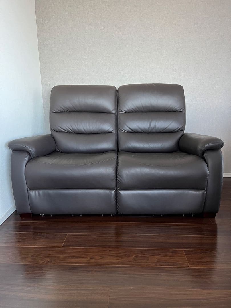 送料込み⭐️電動リクライニングソファ　ダークブラウン