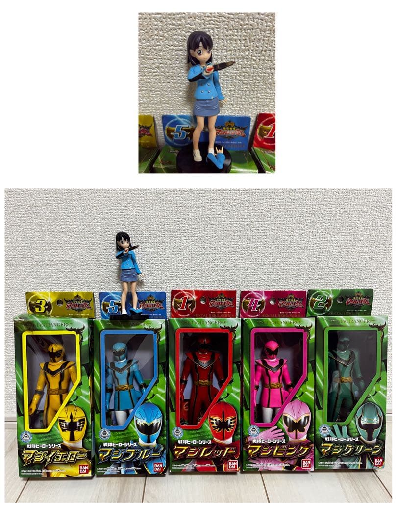 ★オマケ付　戦隊ヒーローシリーズ　マジレンジャー　フィギュア　特撮