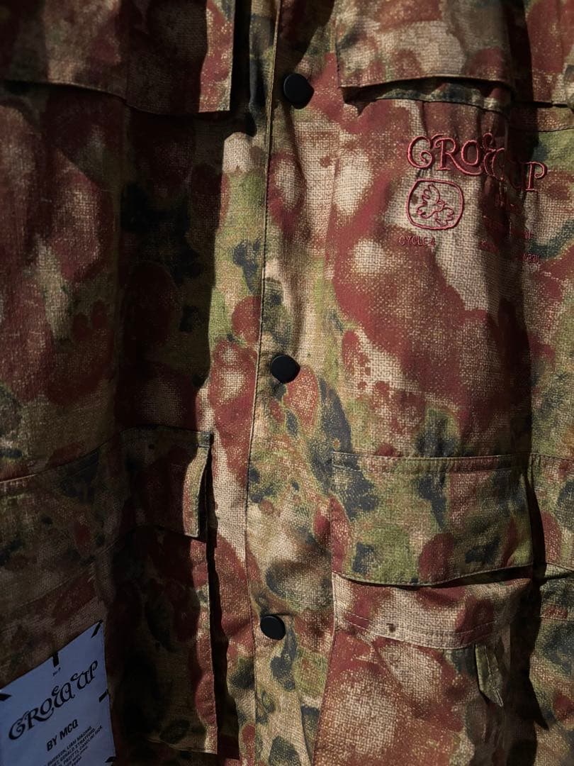 MCQ ALEXANDER MCQUEENカモ柄 ミリタリージャケット L - メルカリ