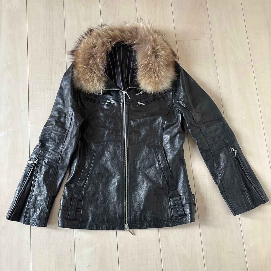 豚革メンズジャケット　アウター