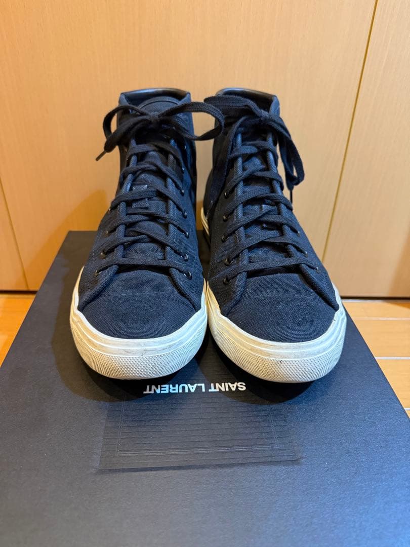 SAINT LAURENT ハイカットお靴　BLK キャンバス