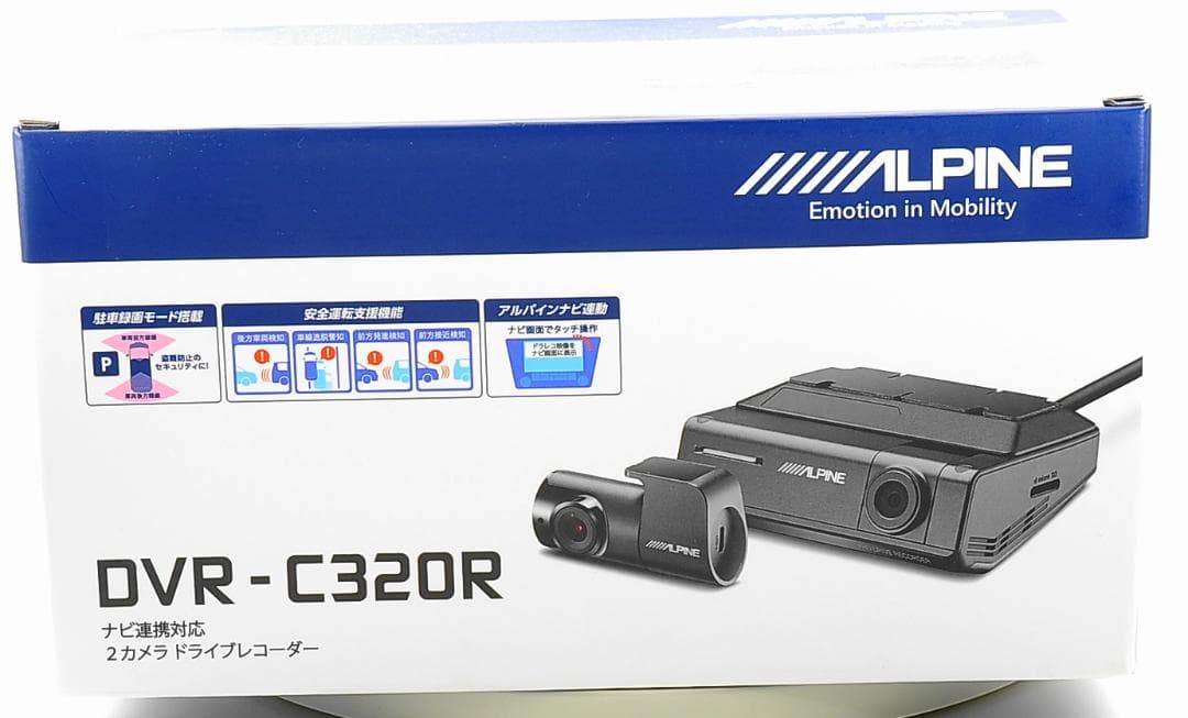 Alpine /DVR-C320R/WiFi&GPS 搭載[新品●未使用]