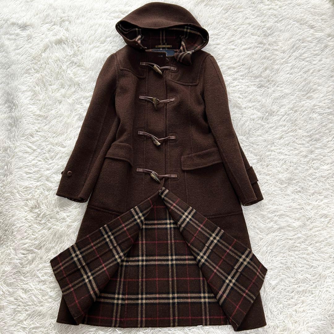 【極美品】バーバリーロンドン　ダブルフェイス　ダッフルコート　ロング　ブラウン BURBERRY - 美品 バーバリー ロンドン BURBERRY LONDON コート