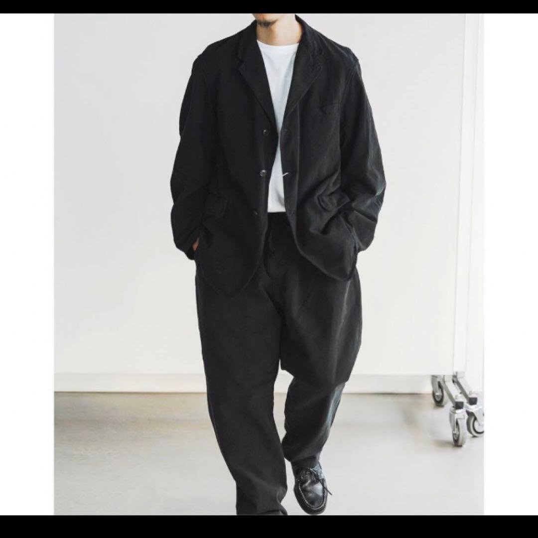 希少サイズ1 COMOLI 製品染めセットアップ 23AW ブラック - メルカリ