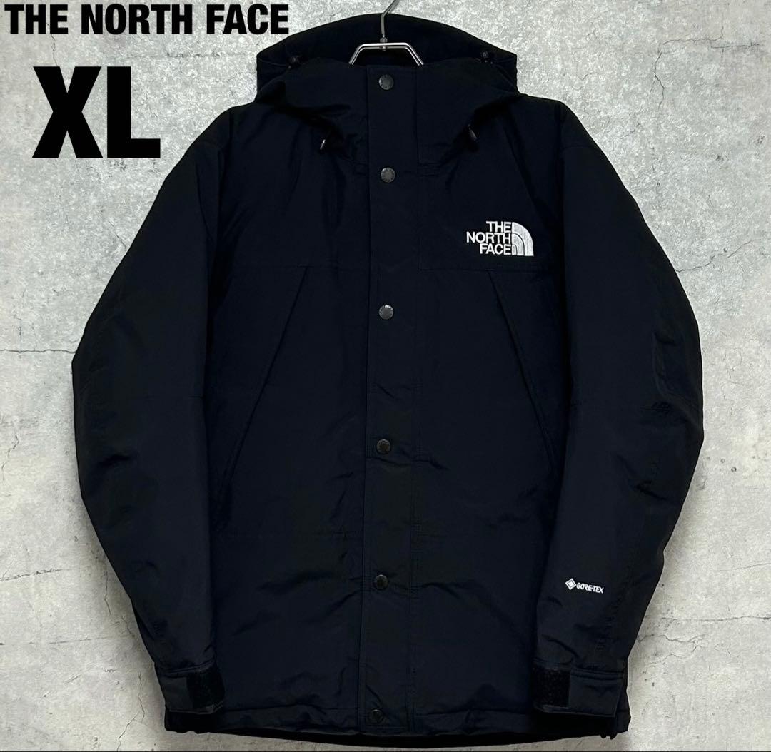 【24年式 】ノースフェイス マウンテン ダウンジャケット パーカー 黒 XL