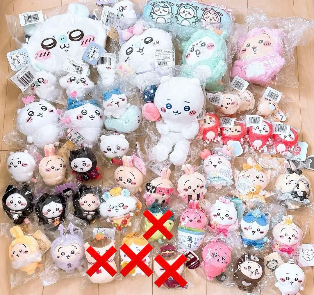 激レア多数！ ちいかわ マスコット ぬいぐるみ まとめ売り ちいかわ ♡ マスコット まとめ売り ぬいぐるみ 34体セット - メルカリ