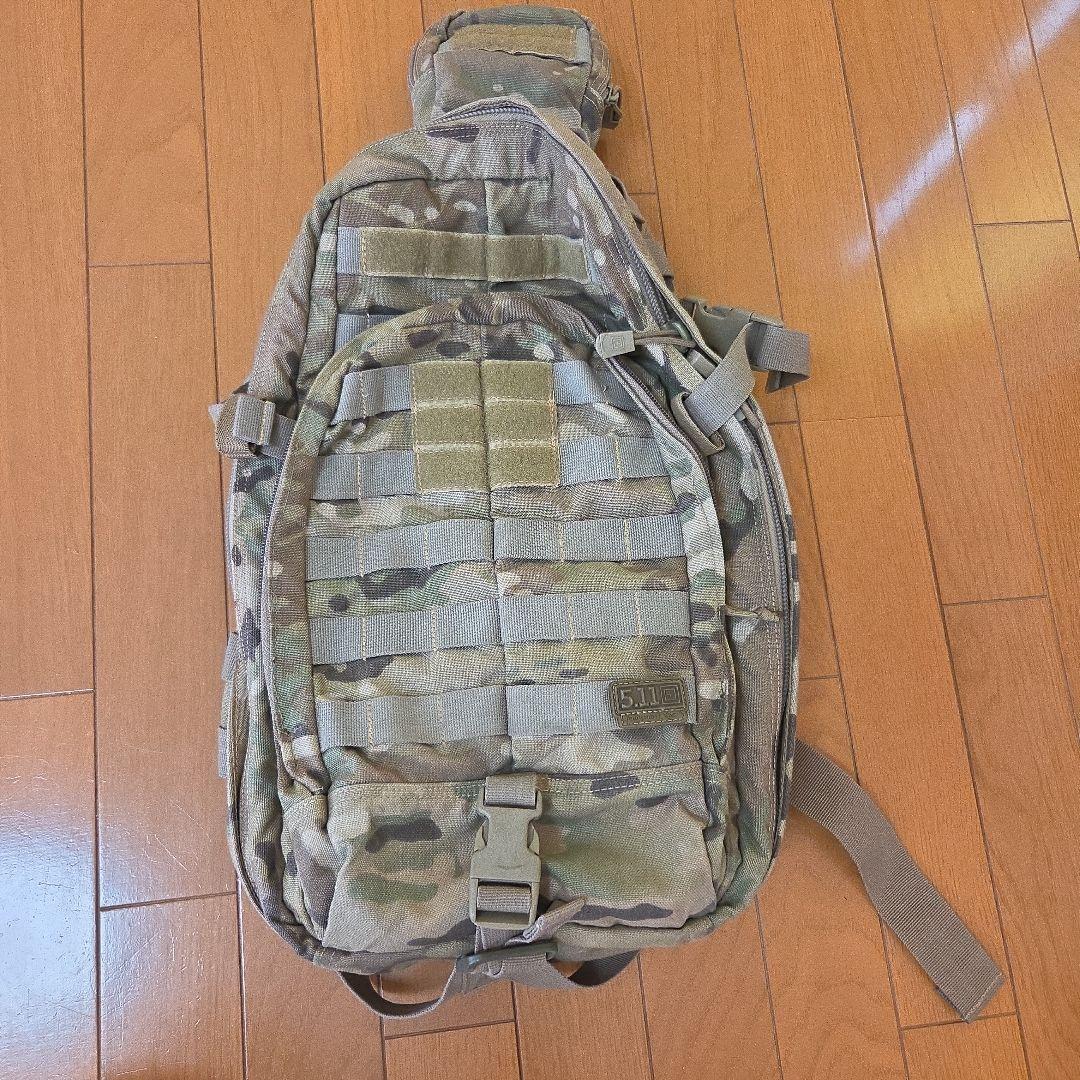 5.11 タクティカル スリングバッグ 　迷彩柄