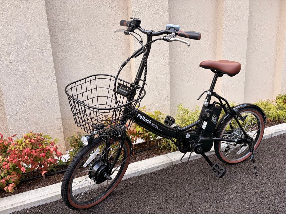 美品・3年保証付・Poltecs 20インチ電動アシスト自転車 電動アシスト自転車 自転車 折りたたみ自転車 電動自転車 折りたたみ