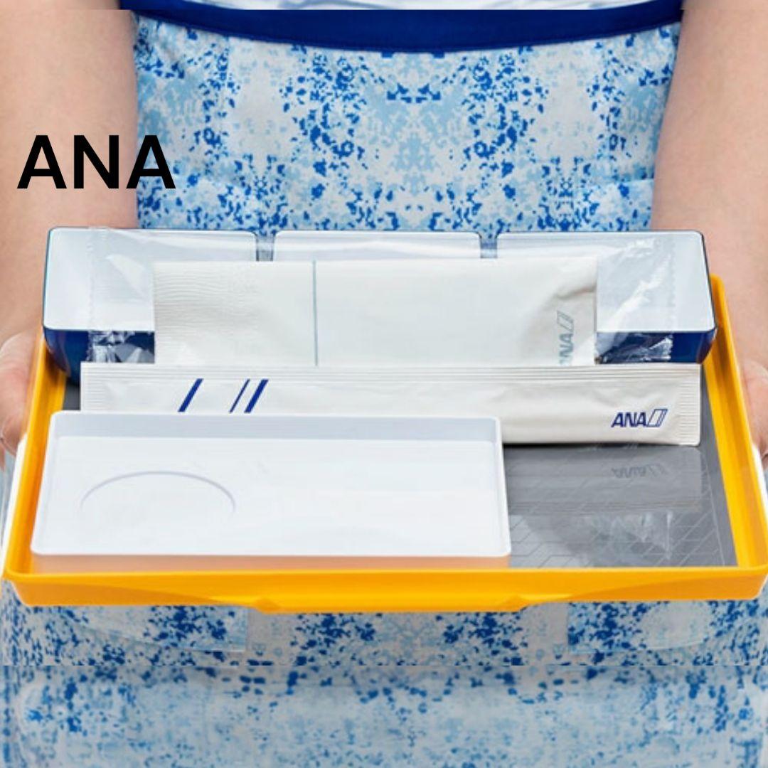 ANA★アナ★機内食セット★機内食ごっこ★2個セット★イエロー