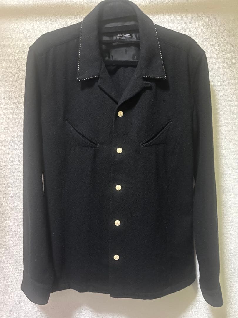 連休セールRUDE GALLERY ウールウエスタンシャツ　チバケルトブランキー