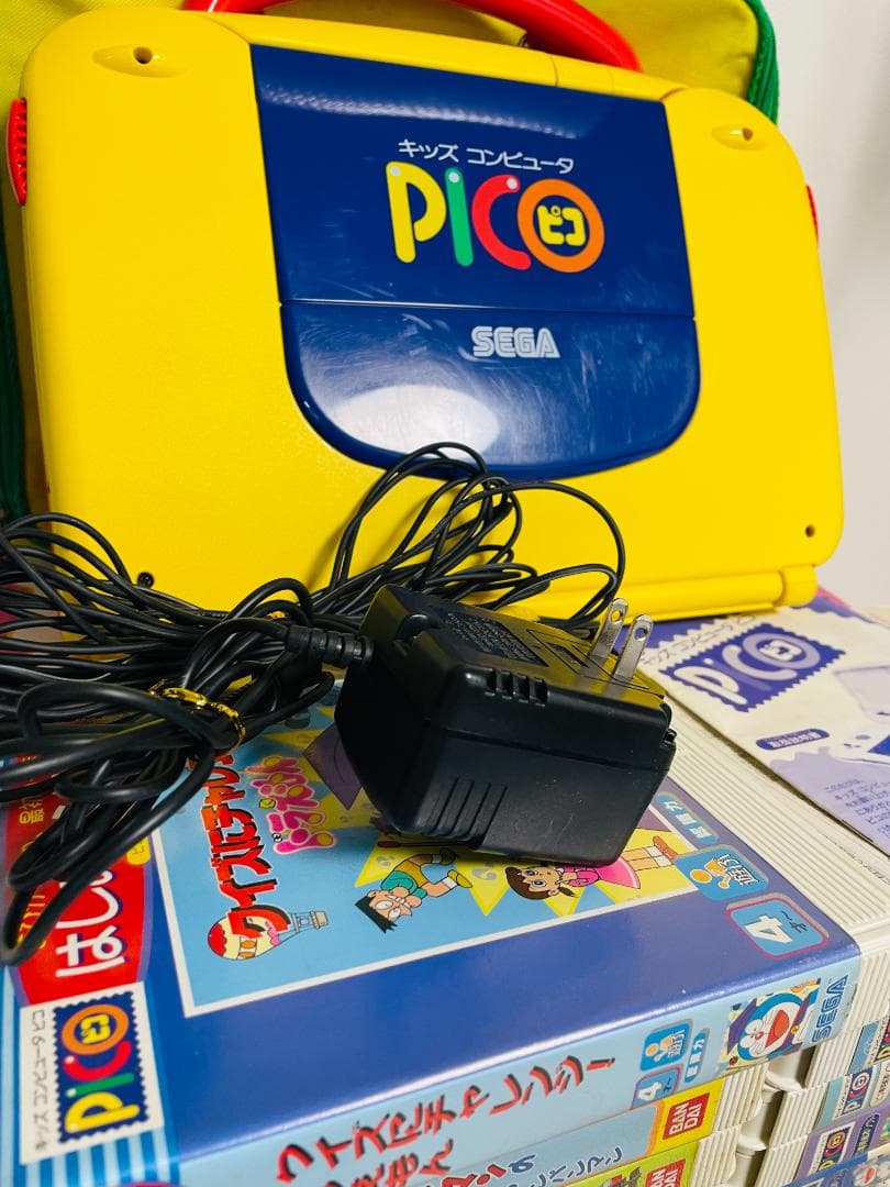 SEGA PICO ピコ 本体 絵本ソフトセット AVケーブル付 知育玩具 - メルカリ