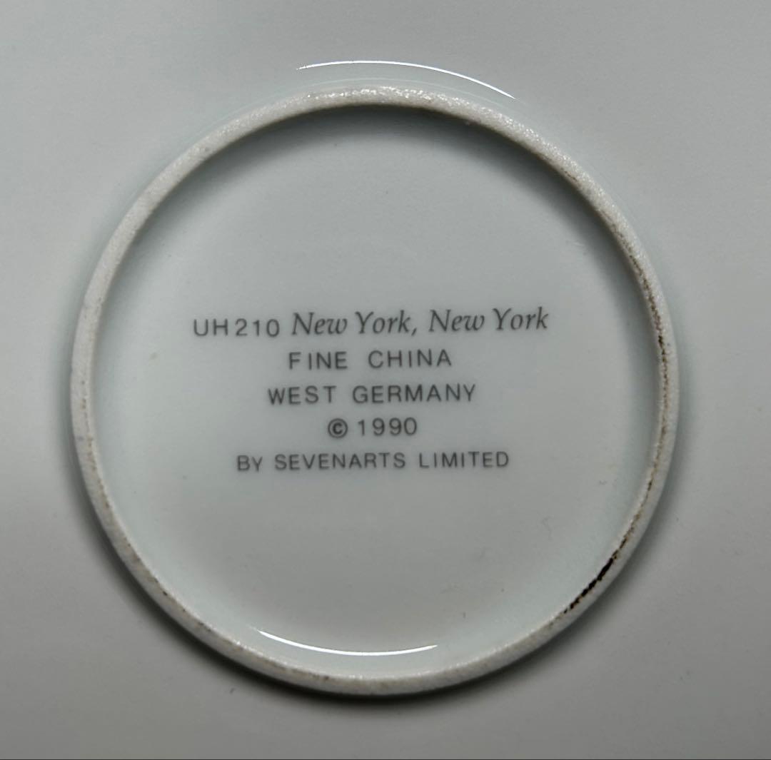 エルテ 『ニューヨーク、ニューヨーク』ファイン チャイナ 1990年 署名