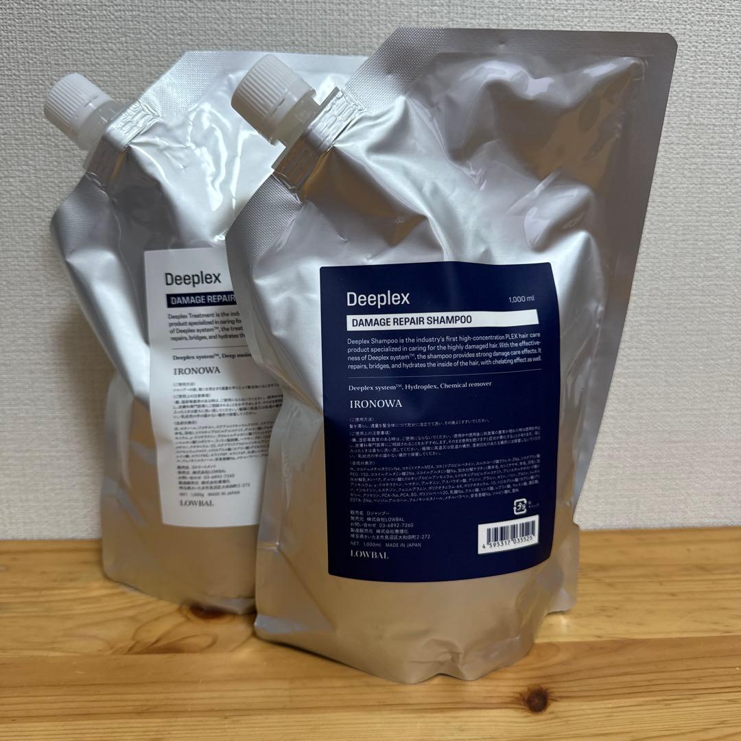 イロノワ ディープレックス シャンプー ＆トリートメント 詰め替え用セット Amazon | イロノワ ディープレックス Deeplex シャンプー 500ml