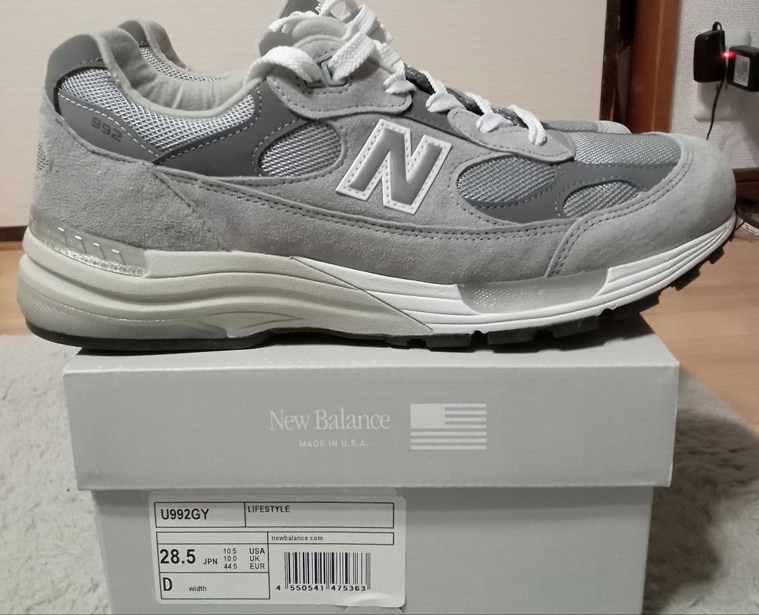 h*1様 ニューバランス　NewBalance　U992GY 28.5 992