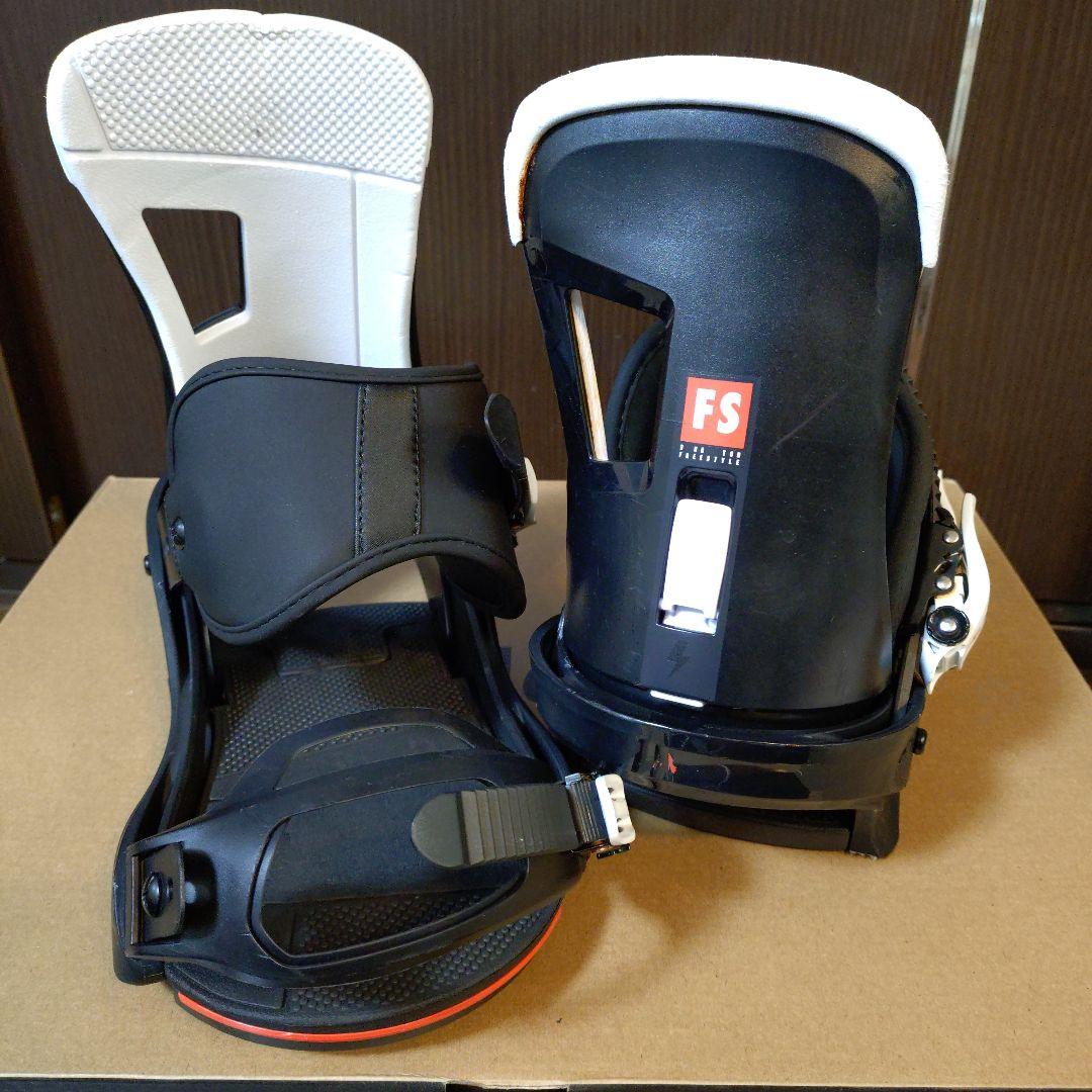 BURTON　FS スノーボードビンディング ブラック/ホワイト