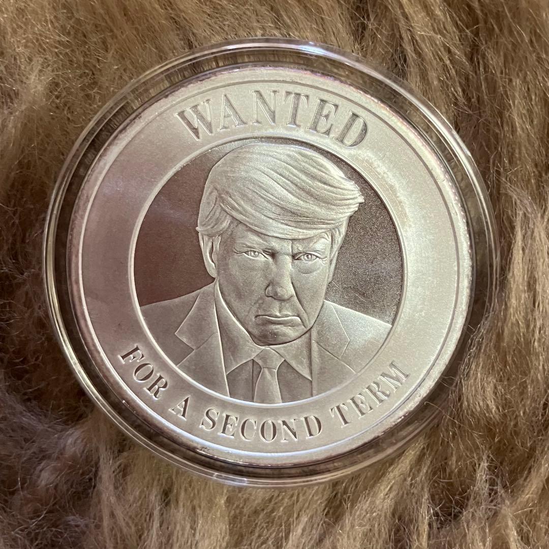 トランプ大統領 肖像 1オンス 銀貨 999 新品 未開封 限定