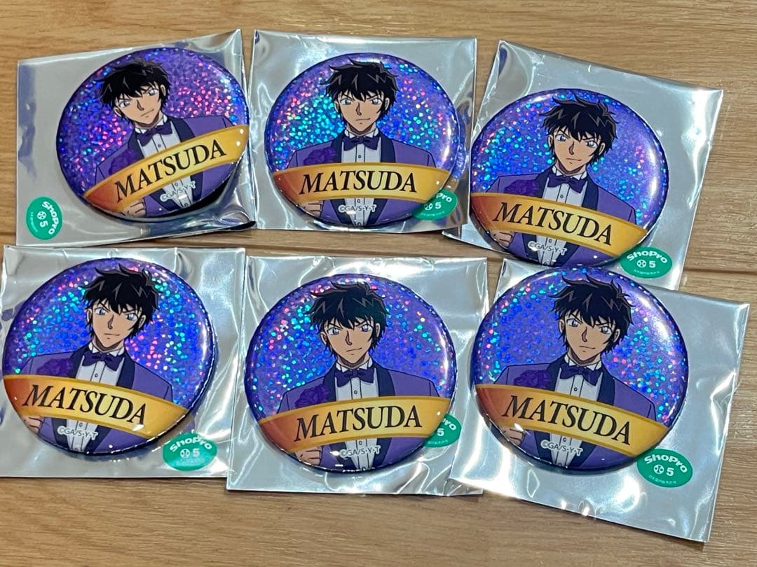 名探偵コナン コナン展 缶バッジB 松田陣平 6点セット - メルカリ