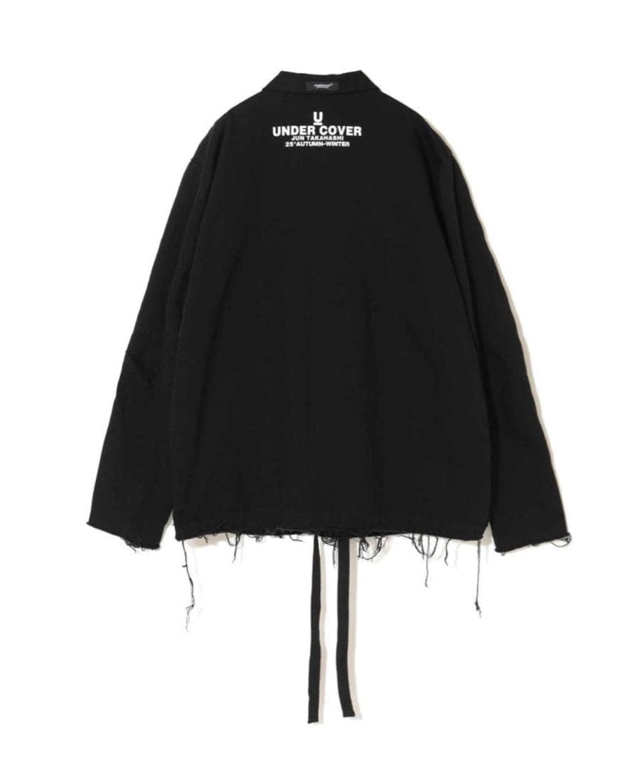 アンダーカバー ほつれ コーチジャケット ブラック 復刻 35周年 黒