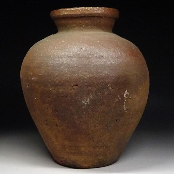 大名品】◇古丹波 壷 菊花紋 窯印 下賜品◇検）白磁 古信楽 古九谷 古