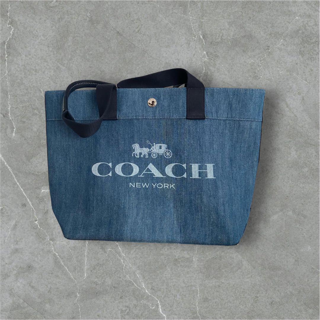 COACH デニム トートバッグ
