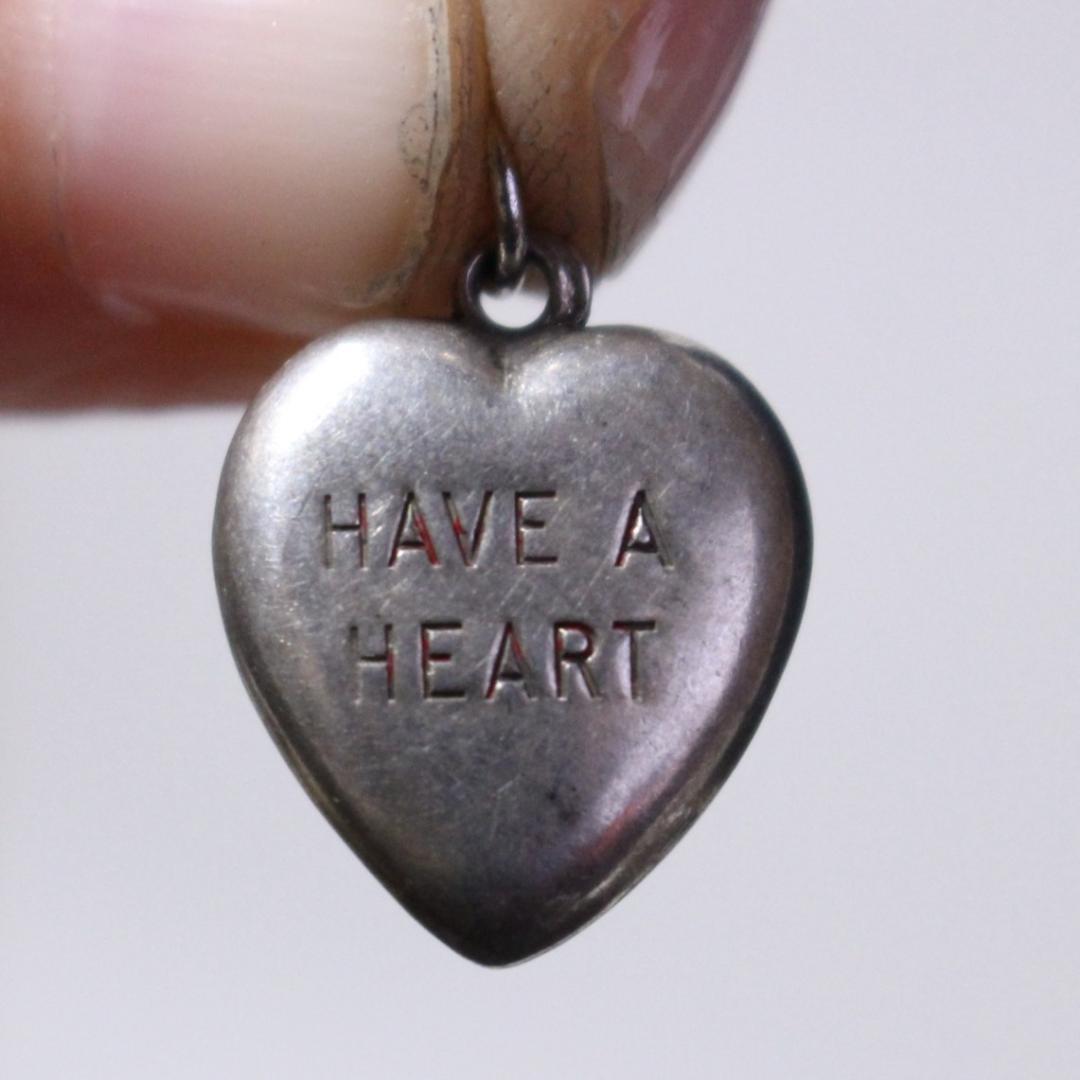 30s スウィートハートジュエリー パフィハート シルバー メッセージ